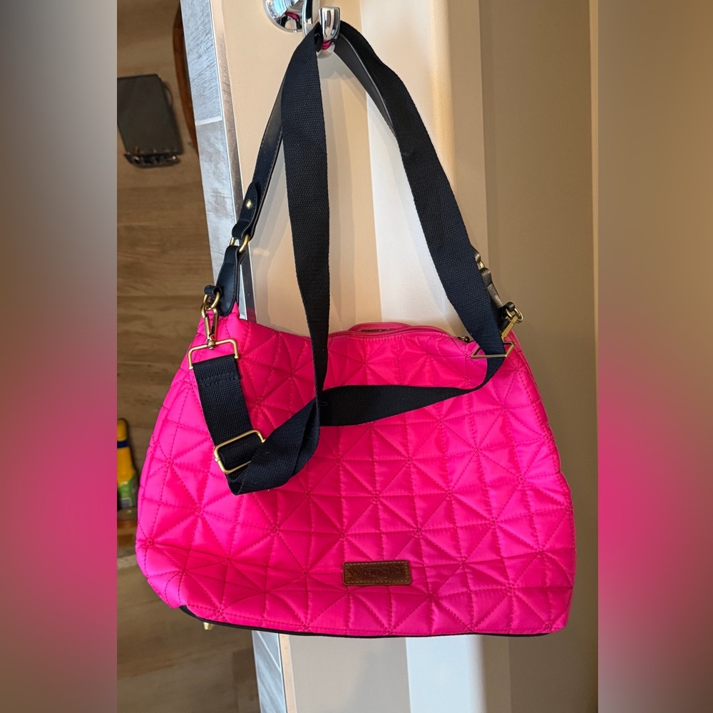Wrangler Pink Quilted Shoulder Bag
